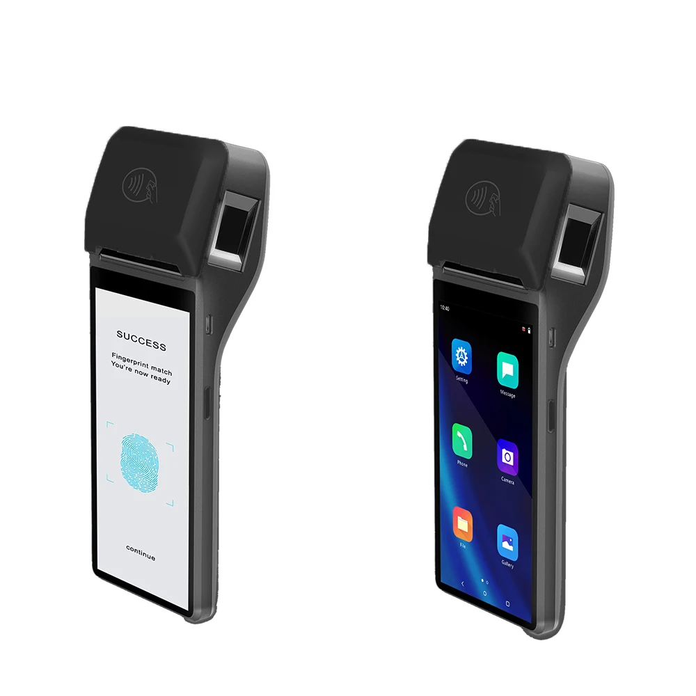 

4G Android 10.0 Handheld POS Terminal with Fingerprint Qr Code Scanner and Thermal Printer All in One (Z300)