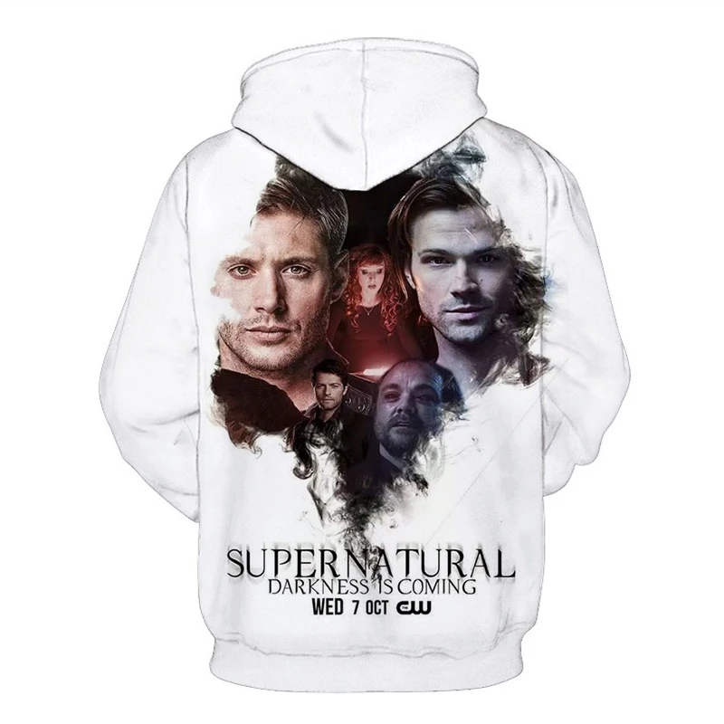 

New men's hooded long-sleeved printed sweater creative trend fashion personality 3D polyester fabric plus size sportswear