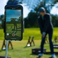 easy to use golf swing recorder holder cell phone clip holding trainer practice training aid new golf sport accessories