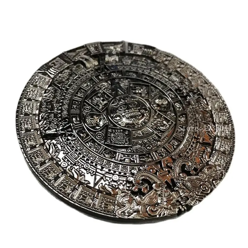 Высокое качество ацтекский Календарь ремень пряжка для мужчин и женщин мода