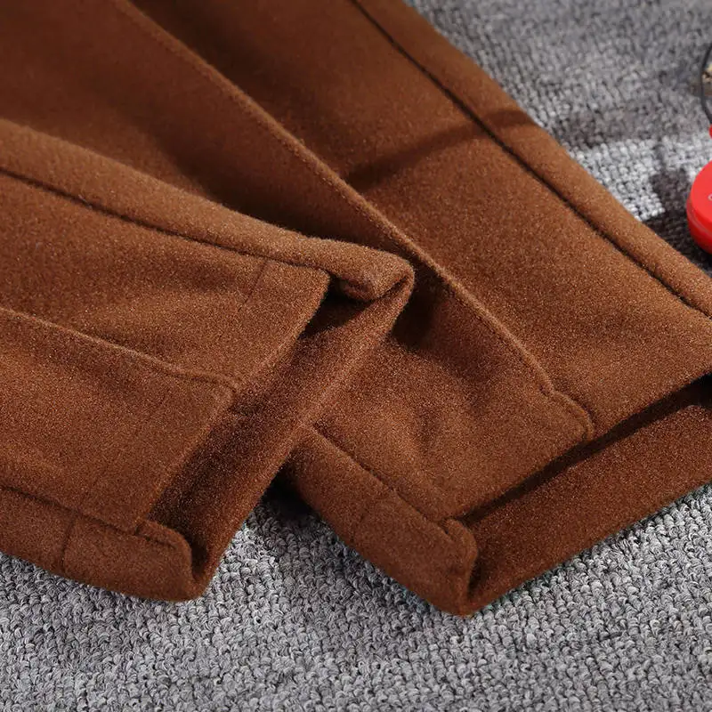 

Casual Pants Women Solid Harem Trousers Woolen Loose Fashion All-match Thick Winter Harajuku Kpop Warm High Quality Vintage New