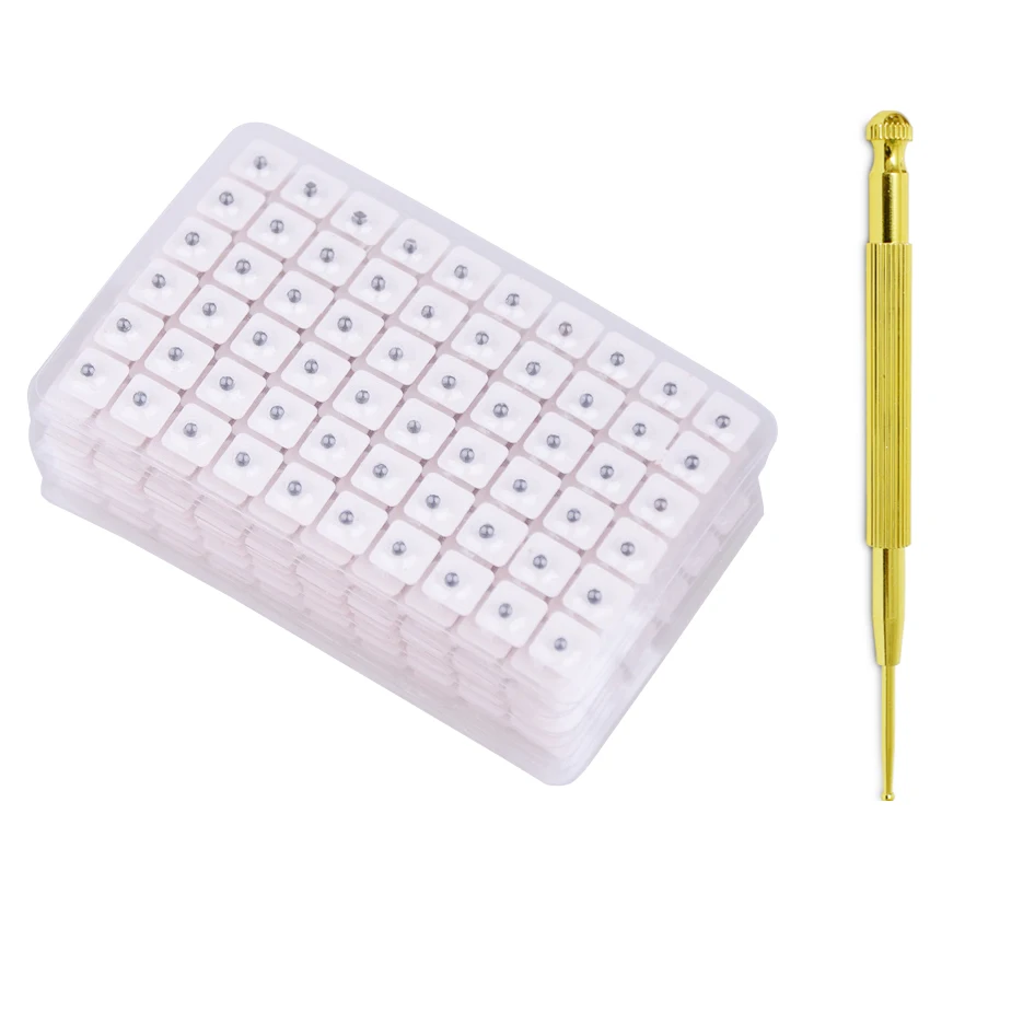 

6000pcs Auricular Ear Auriculotherapy Acupuncture Vaccaria Therapy Ear Seeds Sticker 10 Packs