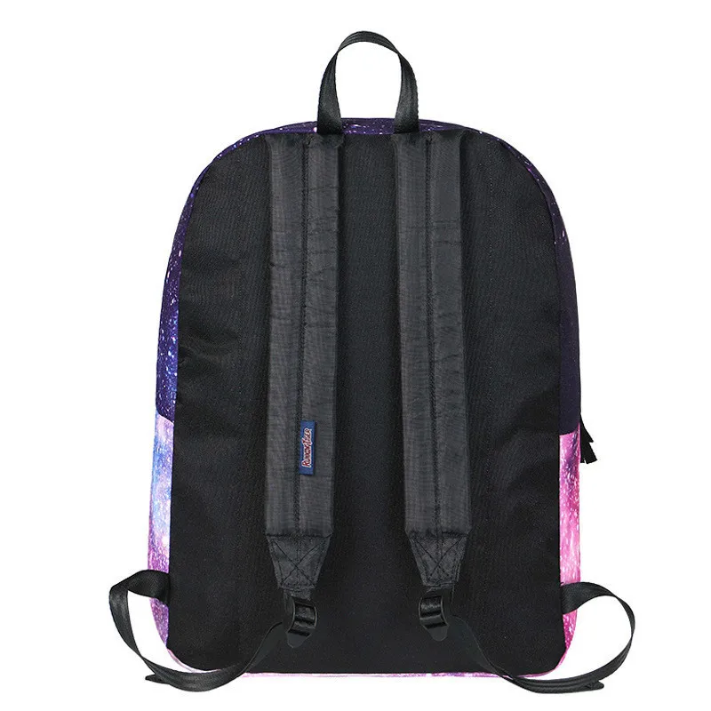 Ночной рюкзак небо для женщин милый фиолетовый со звездами школьный подростков