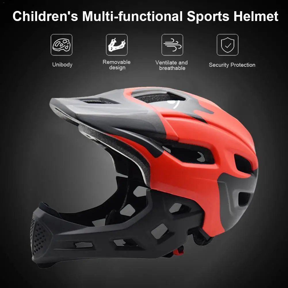 

Children's Motorcycle Helmet PC Full/half Face Helmet Adjustable Open Face Bicycle Off-road Riding Helmet Downhill Casco Moto