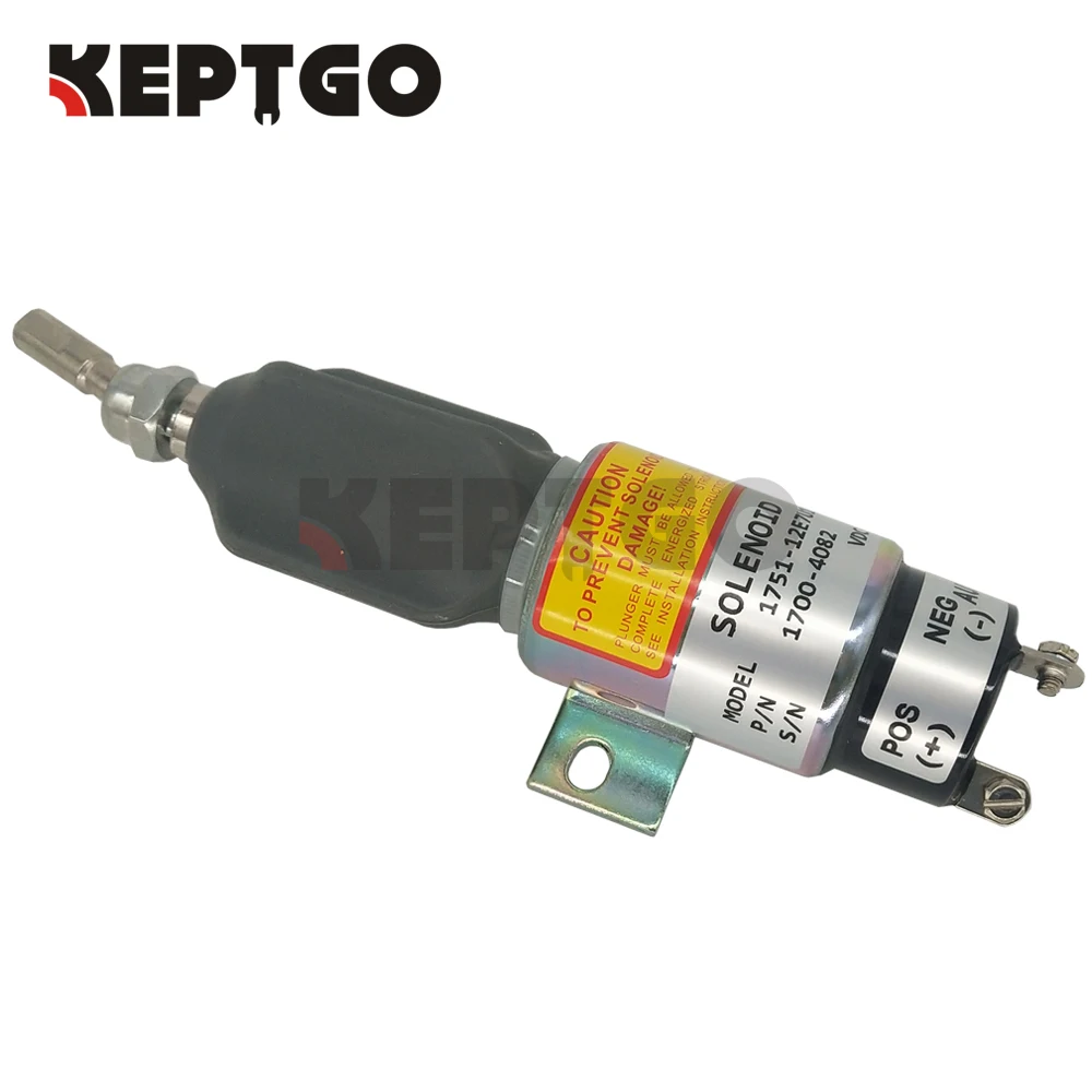 Новый электромагнитный клапан для остановки топлива 12 В 1700-4082 1751-12E7U1B1S1A с 2