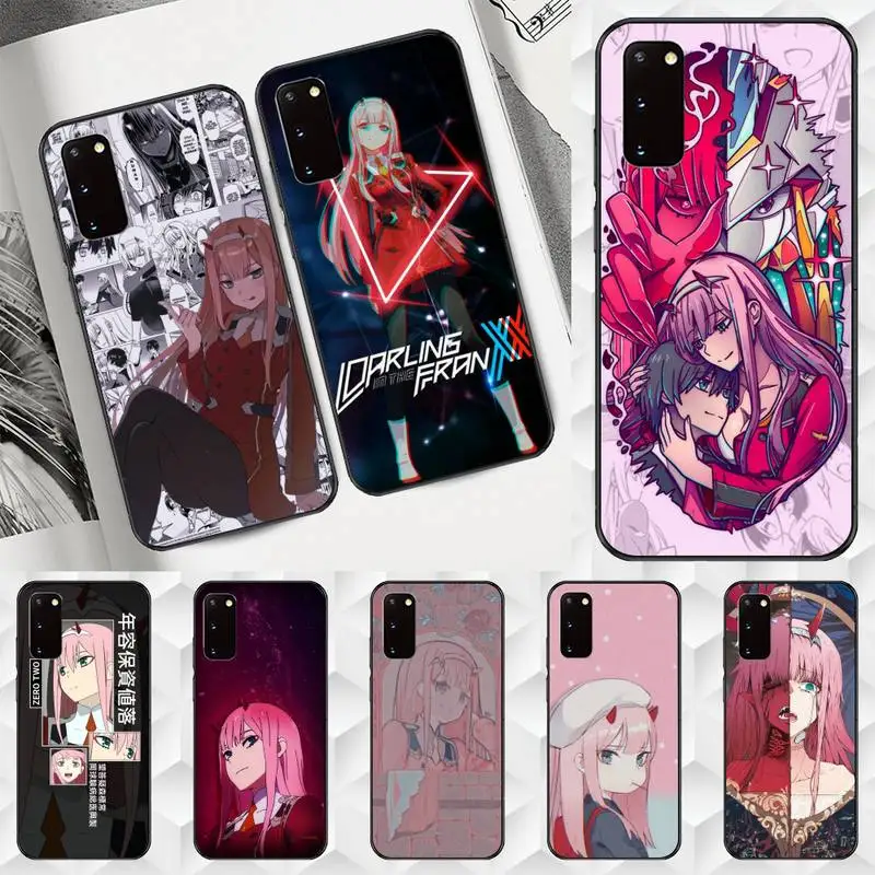 

Anime Zero Two Darling in the FranXX Phone Case For Huawei P40 P30 P20 P10 P9 P8 lite pro Smart soft Cover Fundas