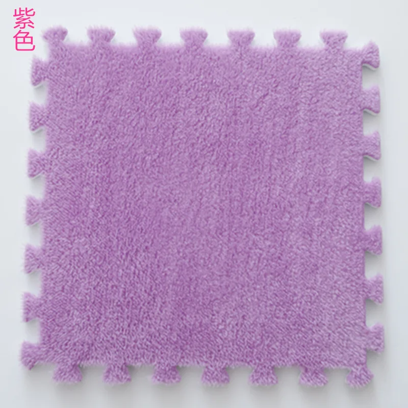 

Carpets Living Room Plush Soft Climbing Cappet Rug Split Joint Bath Room Anti-skid Rugs Pink Shaggy Area Rug
