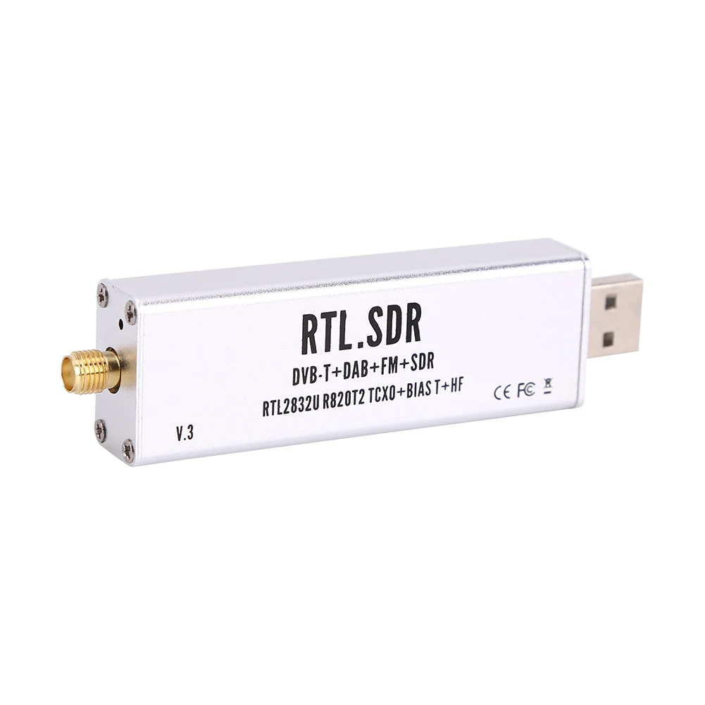 SDR Receiver RTL-SDR Blog RTL V3 R820T2 RTL2832U 1PPM TCXO SMA RTLSDR Software Defined Radio | Электроника