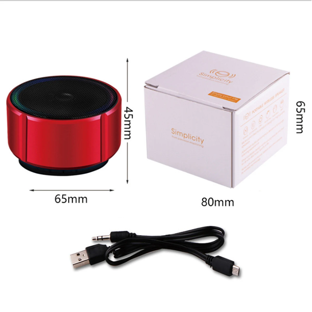 

Mini Wireless Bluetooth Speaker Super Stereo Audio Receiver Subwoofer With FM Radio TF Card Handsfree For Phone