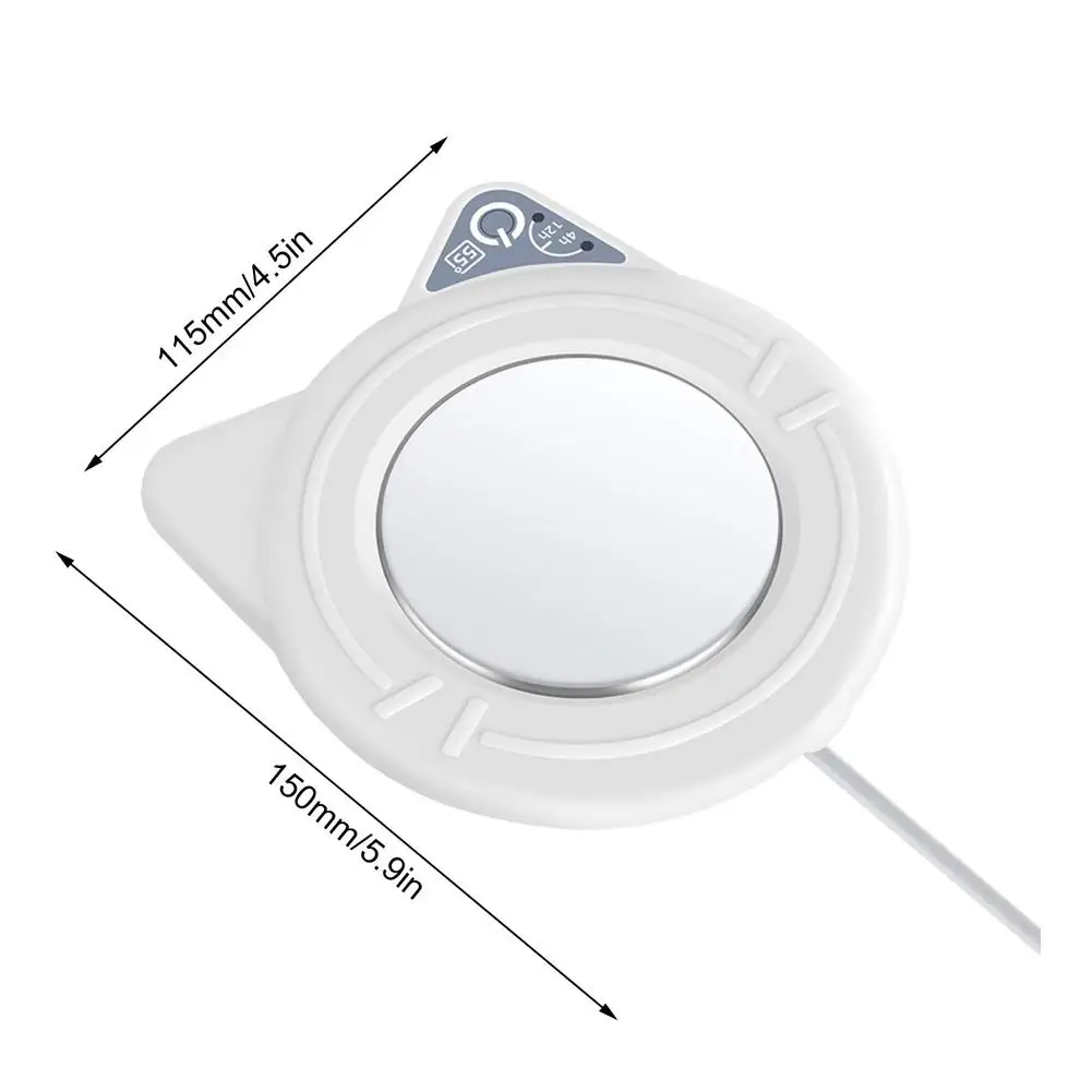 Cat Coffee Mug Warmer Pad Cup Heater For Milk USB Powered Automatic Power-off Home Office D | Дом и сад