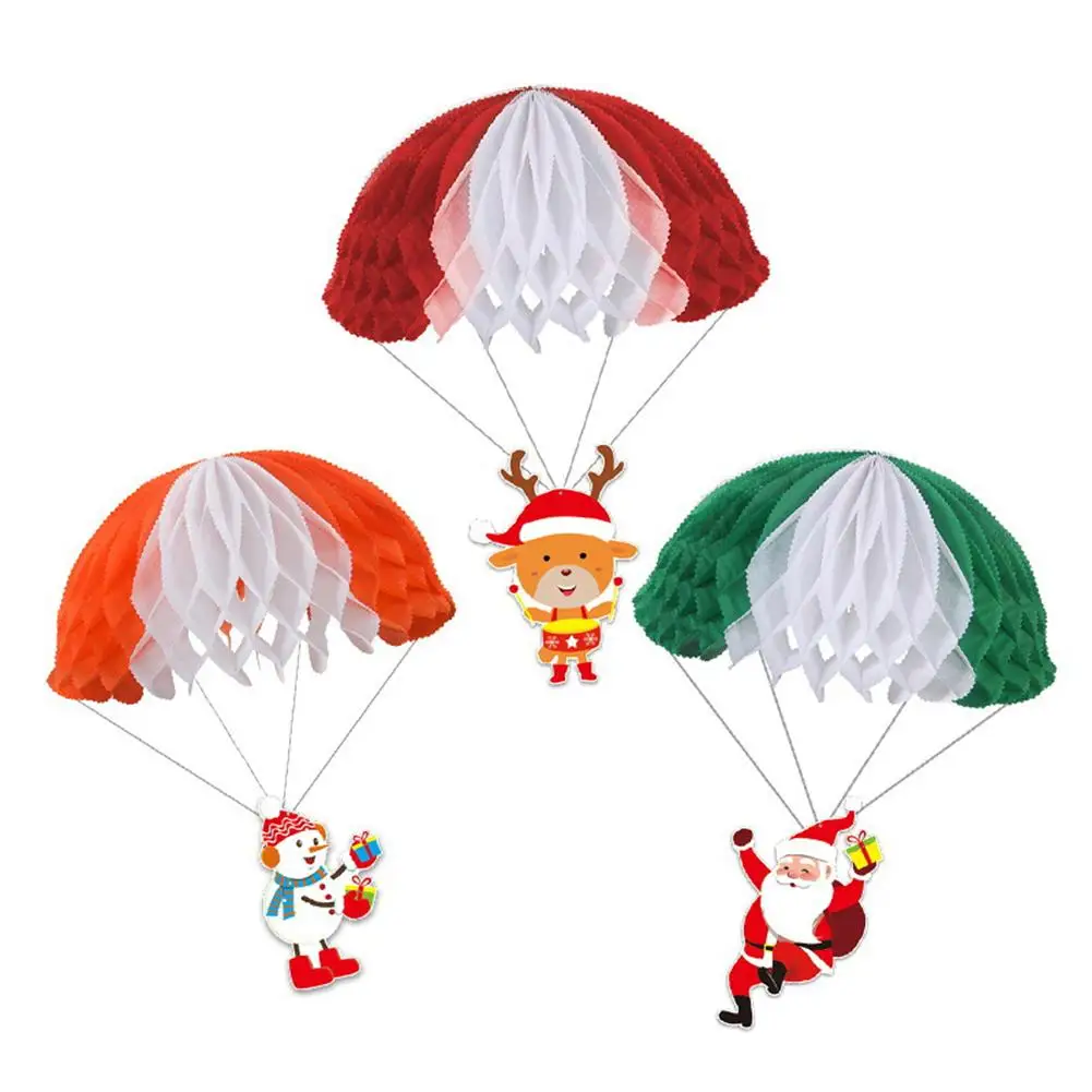 Hand Throwing Christmas Soldier Parachute Funny Toy Kid Outdoor Game Play Educational Toys Fly Sport for Children | Дом и сад