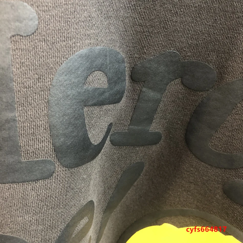 

Fabric Kanye Heavy West Sweatshirts Men Women Oversize 3D Foam Mercy Me Hoodie Autumn Winter Kanye CPFM.XYZ Pullovers