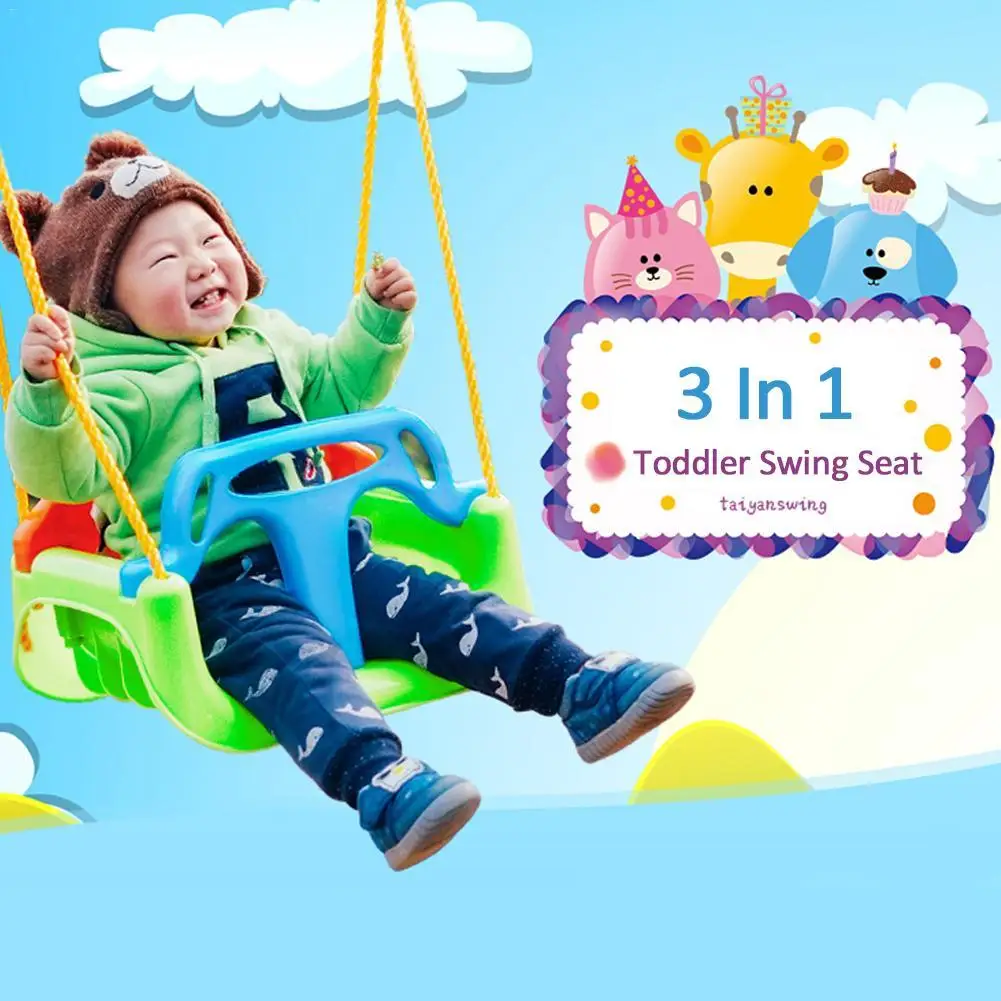 

3 In 1 Multifunctional Baby Swing Hanging Basket Detachable Outdoor Kids Toy Baby Swing Toy Patio Swings Hanging Seat Toys