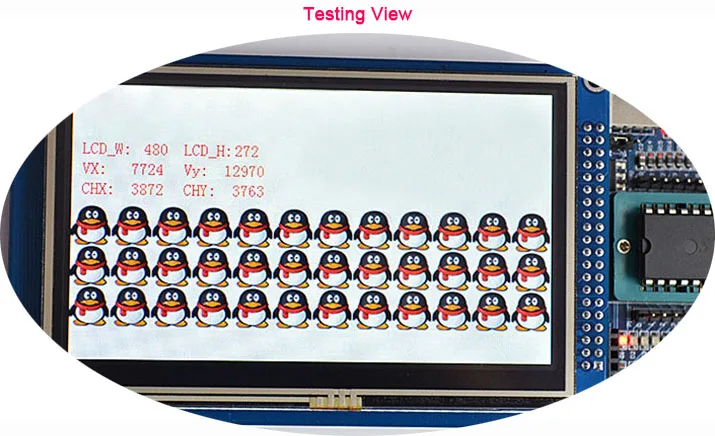 7," 7" дюймов 800*480 SSD1963 TFT резистивный сенсорный ЖК-модуль дисплей экран панель с PCB адаптер для STM32/51/AVR