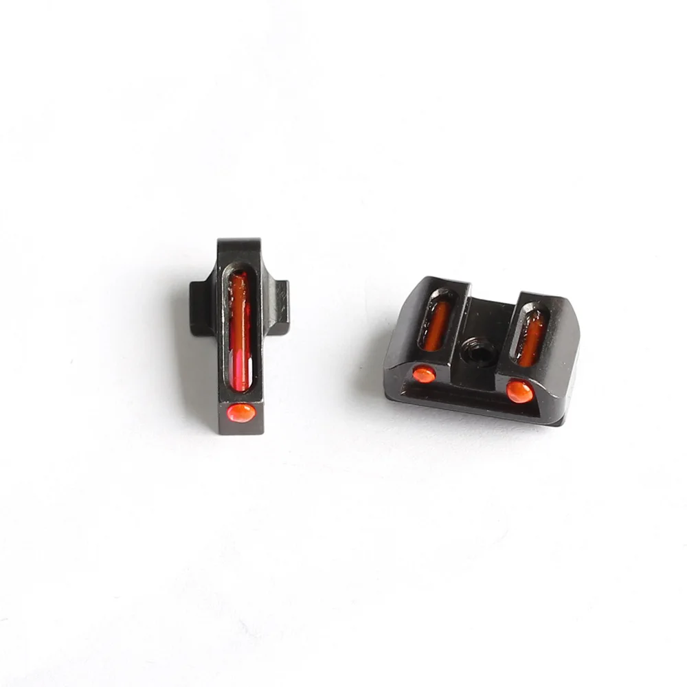 

Fiber Optic Front/Rear Handgun Sights for Sig Sauer #8 Front / #8 Rear for P320