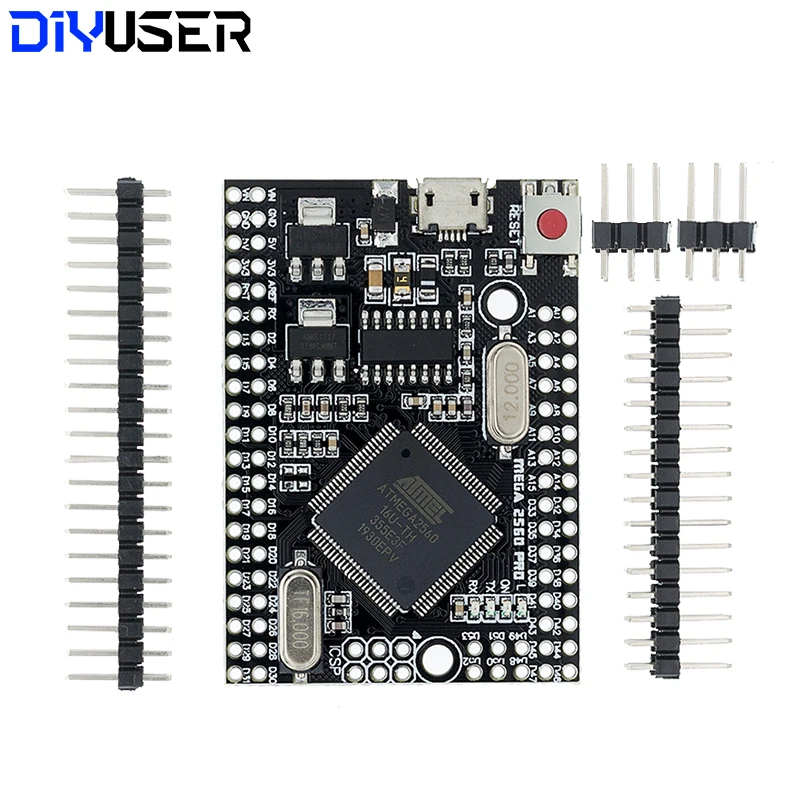 Мега 2560 PRO добавьте CH340G/ATMEGA2560-16AU чип с мужской pinheaders совместимый для arduino Mega2560
