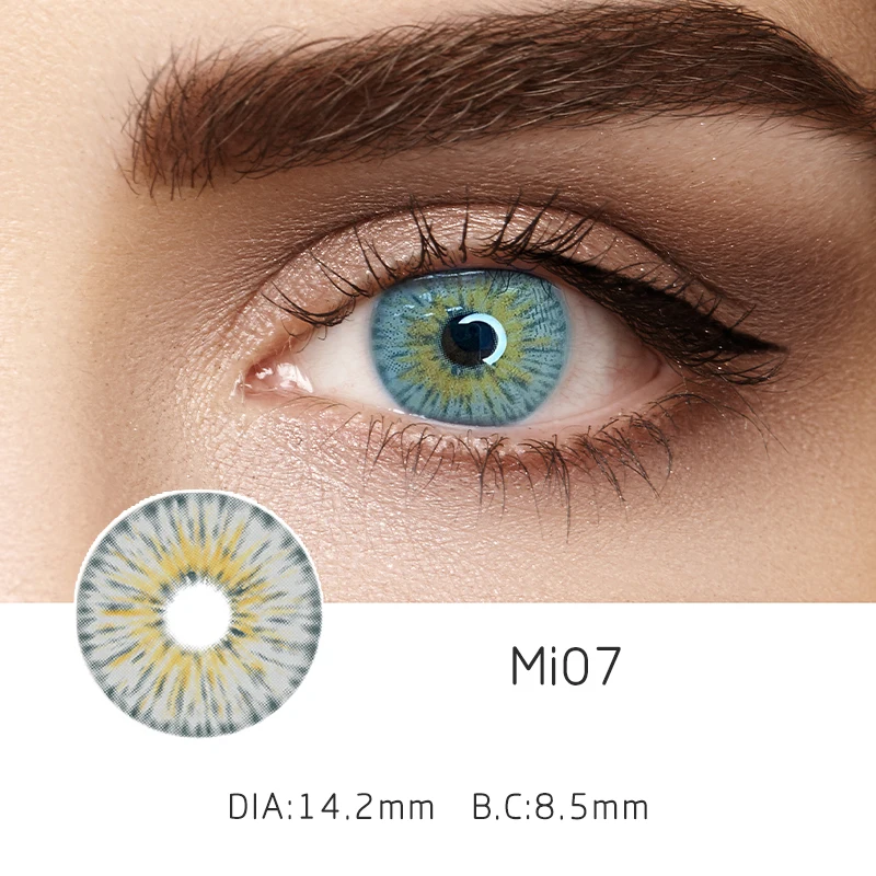 

2pcs/Pair Blue Cosmetic contact lenses Colored lenses for eyes naruto contact lens