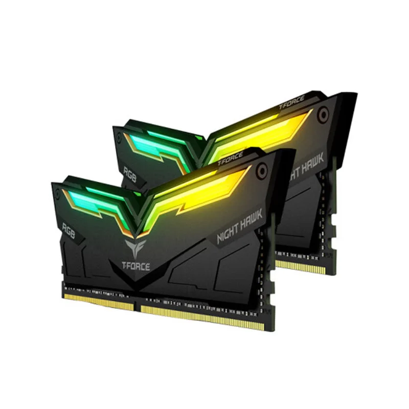 Оперативная память TEAMGROUP DDR4 T- Force Night Hawk RGB 3200 МГц 16 Гб комплект (2x8 ГБ) CL16 SD