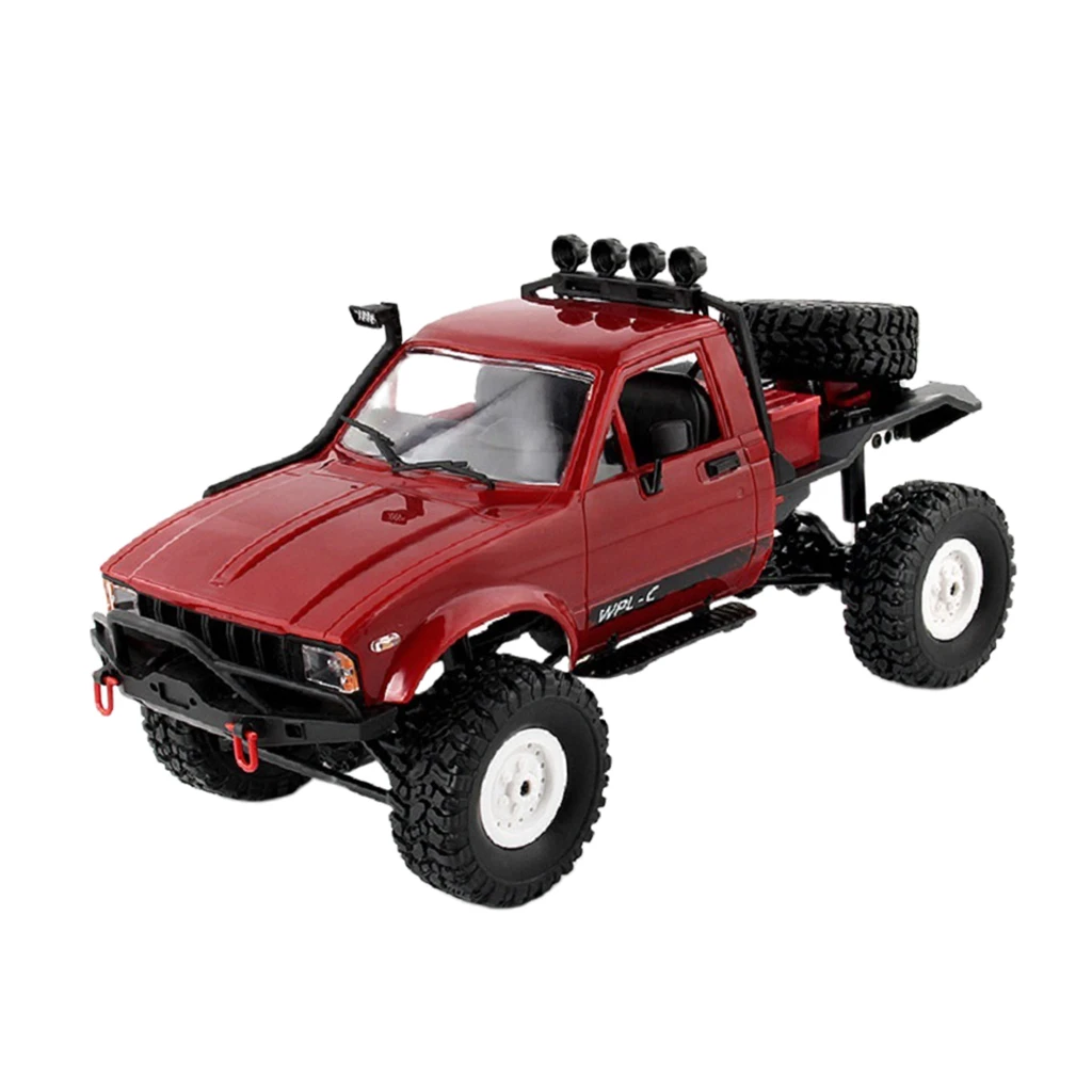 

Радиоуправляемый грузовик WPL C14, 2 канала, 4WD, Радиоуправление, скалолазание по бездорожью, гоночный автомобиль, подарок для детей, 1:16