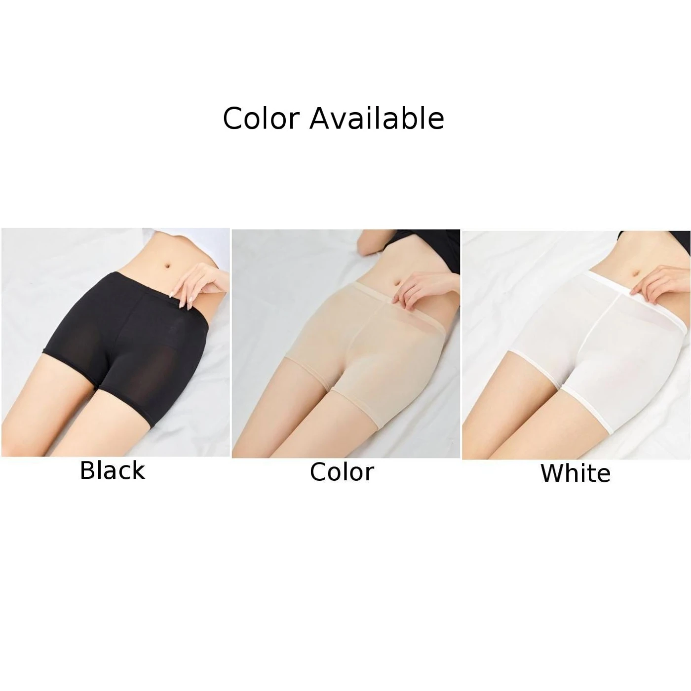 High Waist Summer Women's Skirt Shorts-Boxer Panties Girls Safety Briefs Boyshort Underpants Tights Slim Lingeries Short Pants | Женская