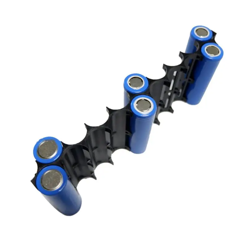 

10PCS 2x10P/2x13P Cell Plastic 18650 Battery Spacer Holder Cylindrical Cell Bracket for Battery Storage Accessories E56B