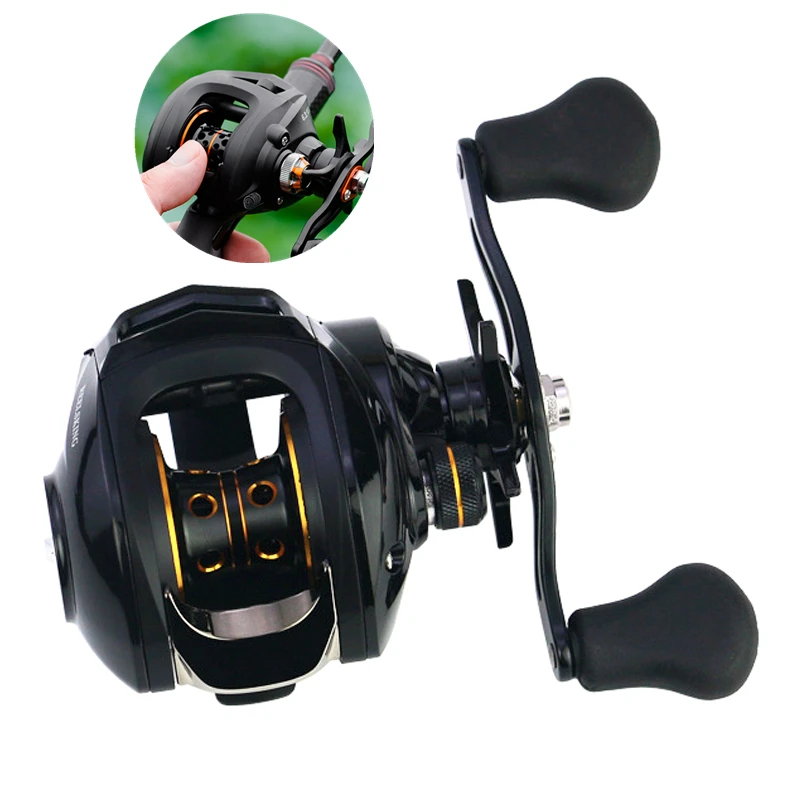 Рыболовная катушка для заброса приманки 17 + 1 шарикоподшипник высокоскоростное