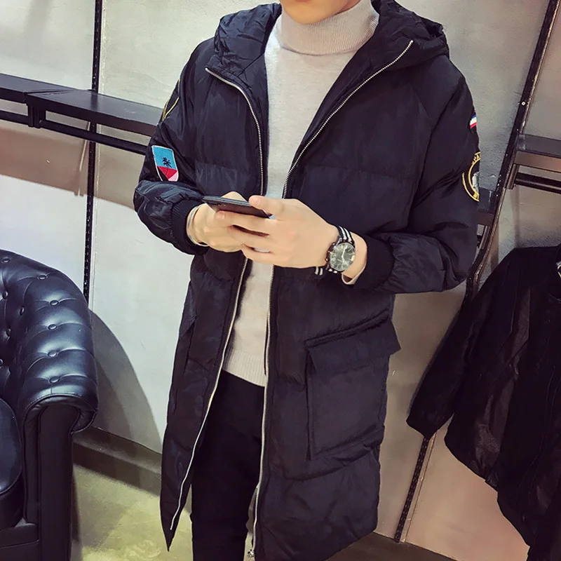 Зимняя мужская длинная Парка мужская пальто Мужская куртка-парка Manteau Homme Hiver Parkas пальто Мужская Толстая куртка теплая зимняя мужская куртка