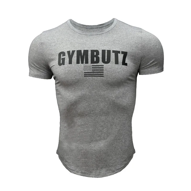 Men Camo Gym Fitness Shirt Running T Shirt Short Sleeve Bodybuilding Sportswear Jogging Clothes Training Workout Tee Tops Tshirt