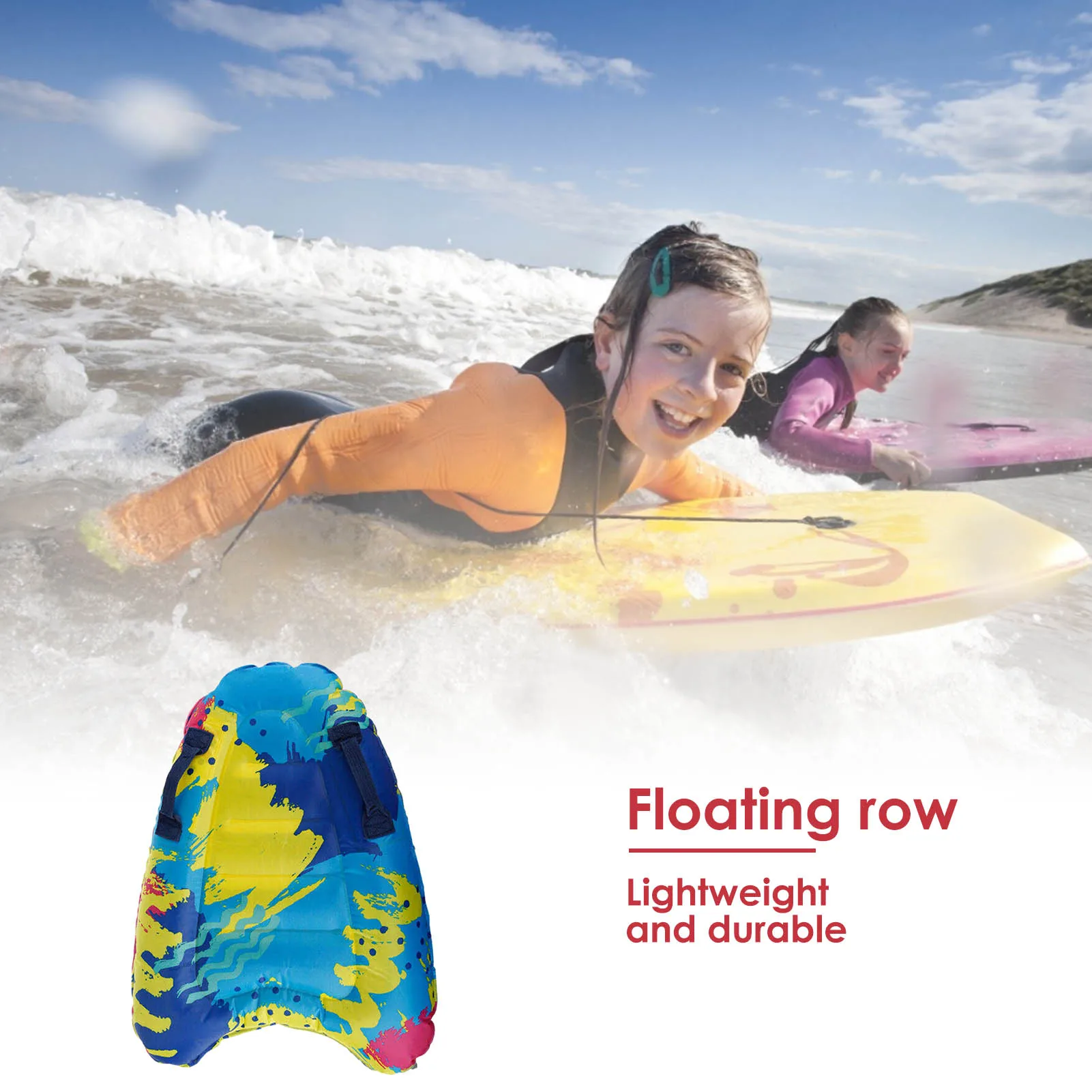 

Outdoor Inflatable Surfboard Buoy Kickboard Kids Safe Sea Surfing Board Beach Float Pool Party Floating Toy Summer well-suited