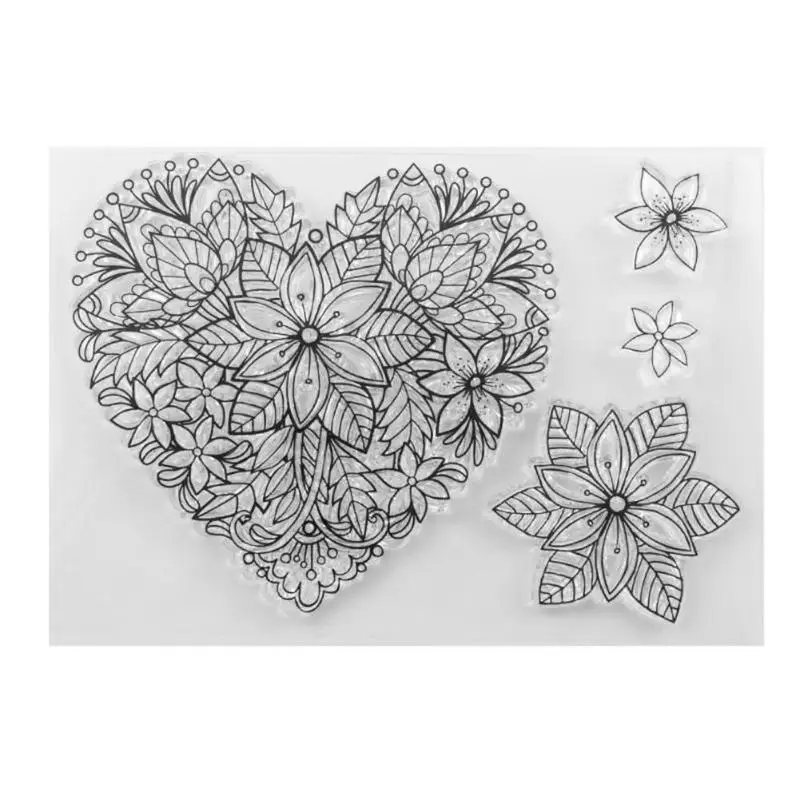 Сделай сам прозрачный штамп силиконовые карты руководство альбом уплотнения