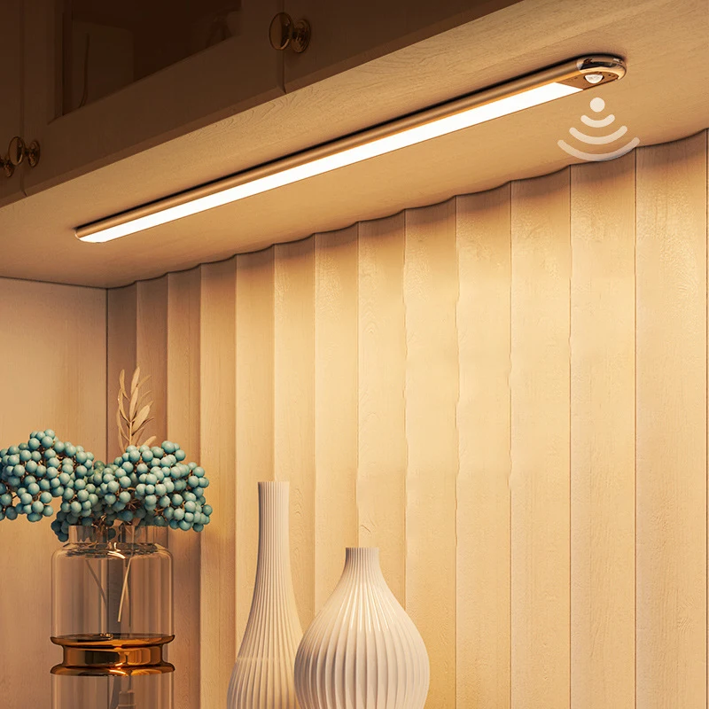 

2835 USB LED Makeup Mirror Light Vanity Lamp Light Perception + Human Body Induction Rechargeable Hanging Magnetic Wall Lamp