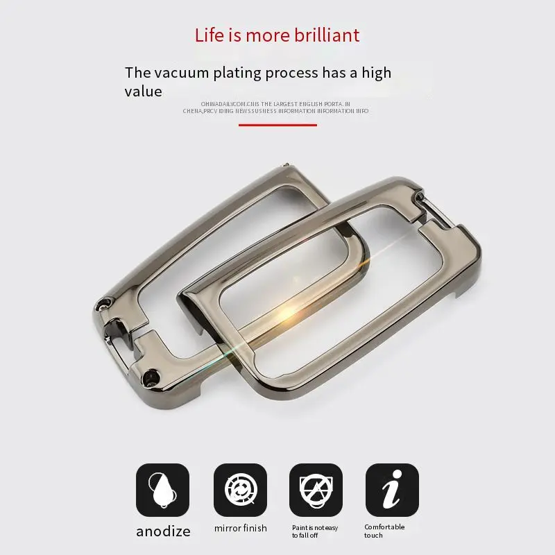 

Zinc alloy key shell is suitable for Volkswagen car key cover Sagitar Magotan Passat Tiguan Langyi plus Bora Tuyue metal buckle