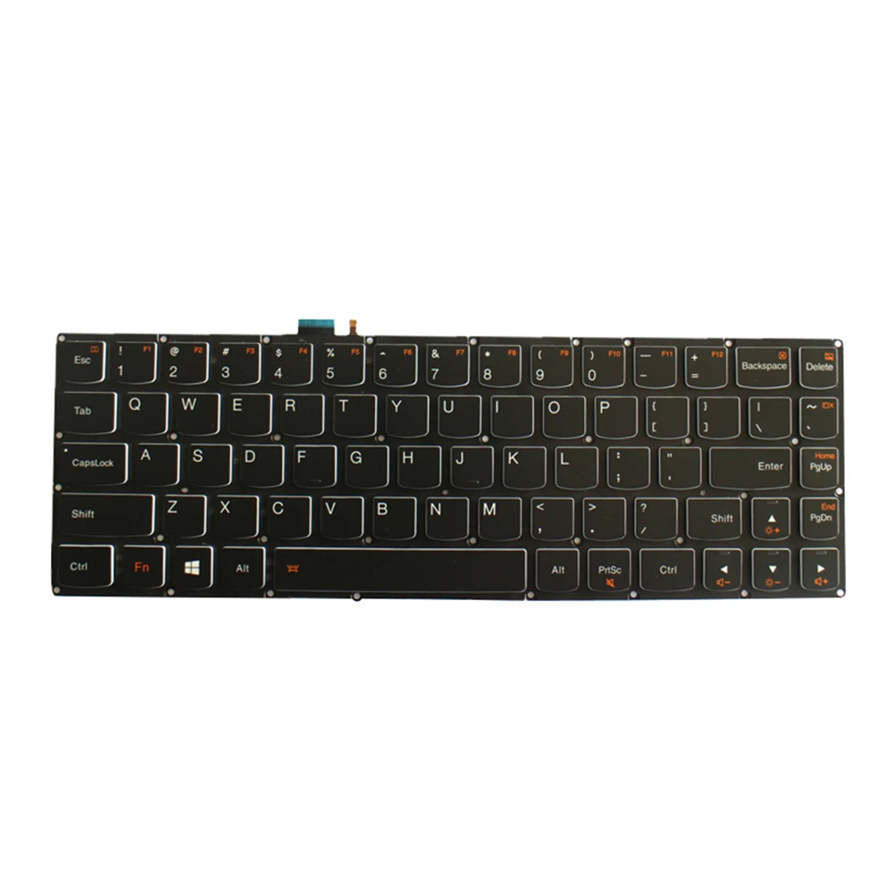 Сменный Тонкий Профессиональный прочный ноутбук с подсветкой английская