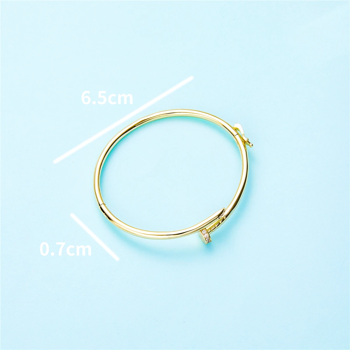 

Bangles for Women gold color copper materiel new luxury brand fashion classic lovers bracelet Gold Trendy Jewelry Gifts