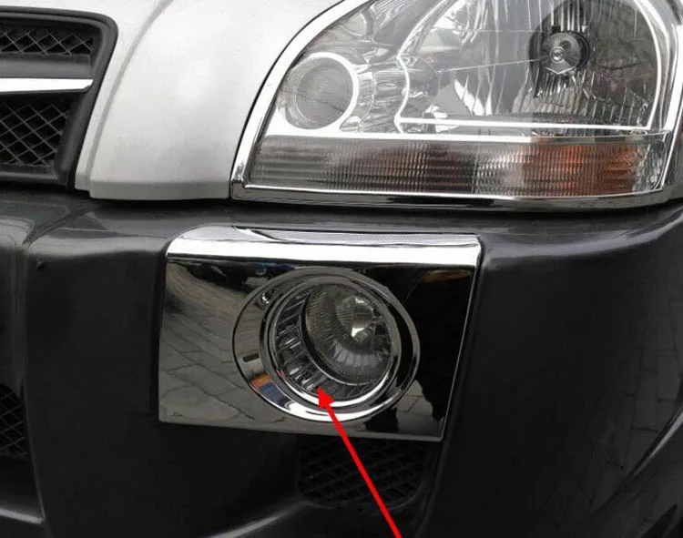 Автомобильный Стайлинг первого поколения АБС хром передний противотуманный