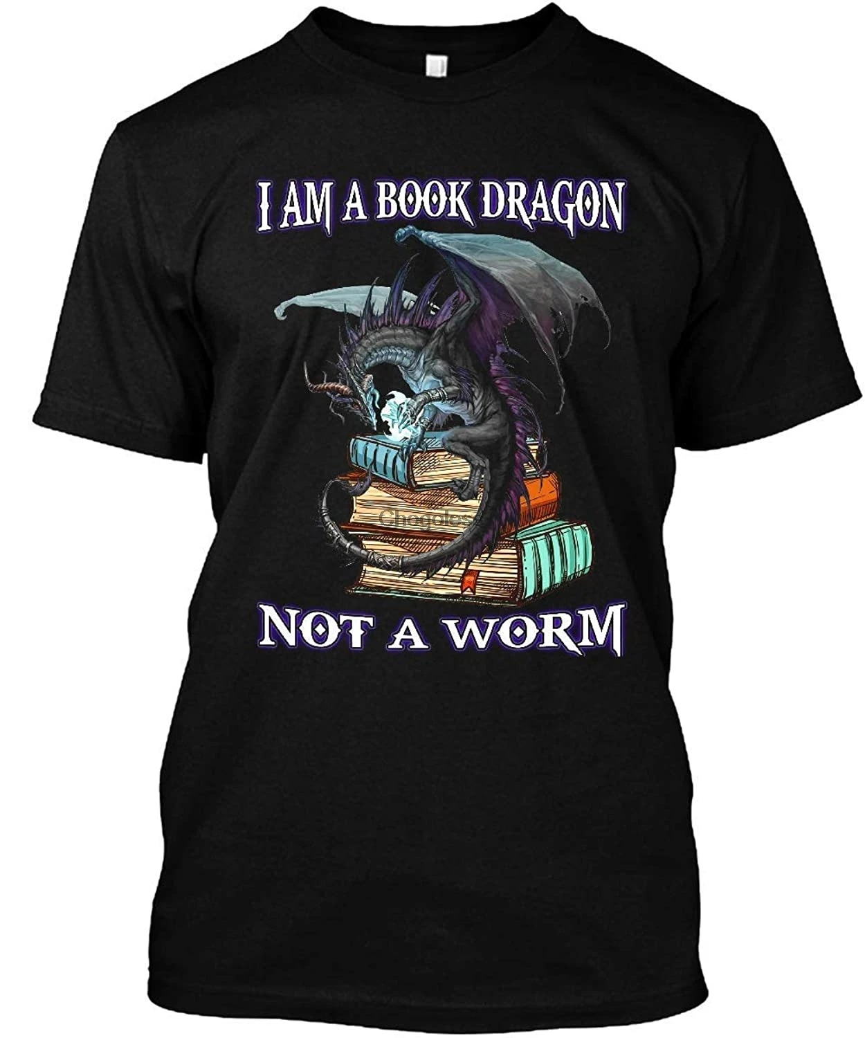 Я книжный дракон а не червячная рубашка|Мужские футболки| |