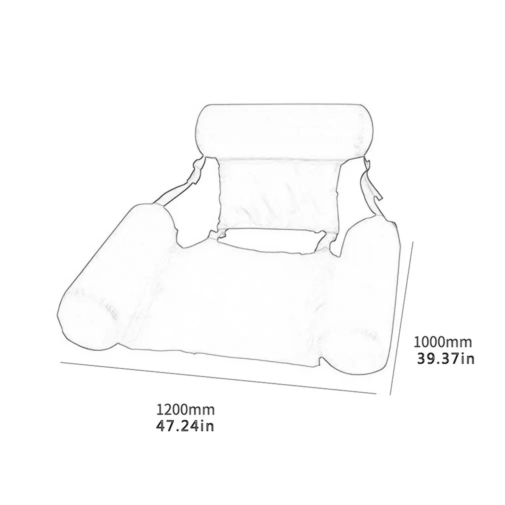 

Inflatable Foldable Floating Row Backrest Air Mattresses Bed Beach Swimming Pool Water Sports Lounger float Chair Hammock Mat