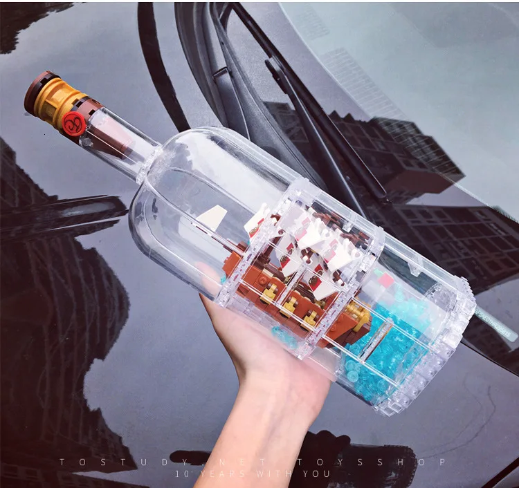 Светодиодный комплект света серия Creator Idea корабельная Лодка в бутылке