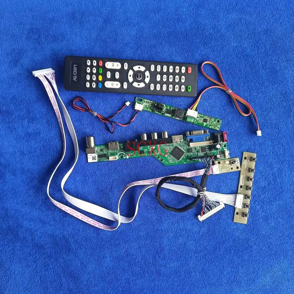 

VGA USB AV HDMI-compatible 1920*1080 LED Analog Fit LM230WF7/LM230WF8/LM230WF9/LM230WFA Matrix controller board KIT LVDS 30 Pin