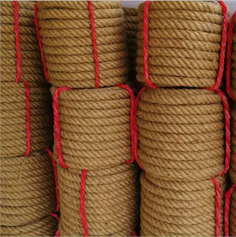 Веревка из веревки из натурального джута пеньки, витая шнур, 14 мм, 10 м-50 м, веревка сделай сам, поделки ручной работы, украшение