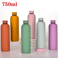 750ml insulated cup double layer stainless steel vacuum flask thermos water bottle large capacity outdoor sports tumbler