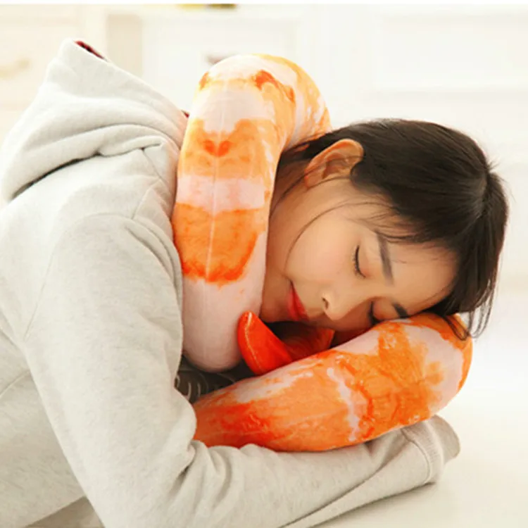 Мультфильм обувь Подушка для обеденного перерыва U Форма Творческий