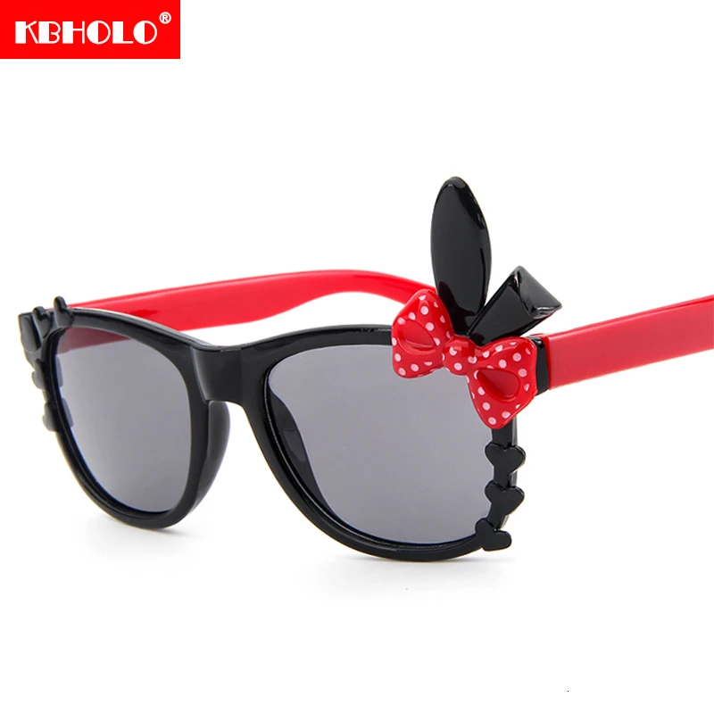 KBHOLO милые Солнцезащитные очки для девочек с кроликом Роскошные винтажные