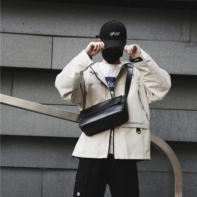 

Casual Men Shoulder Bag Vintage Crossbody Bags High Quality Male Pack PU Leather Handbag Capacity Men Messenger Pouch Tote Bag
