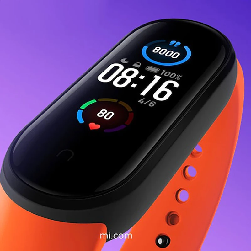 Смарт-браслет Xiaomi Band 5 4 цвета с AMOLED экраном | Электроника