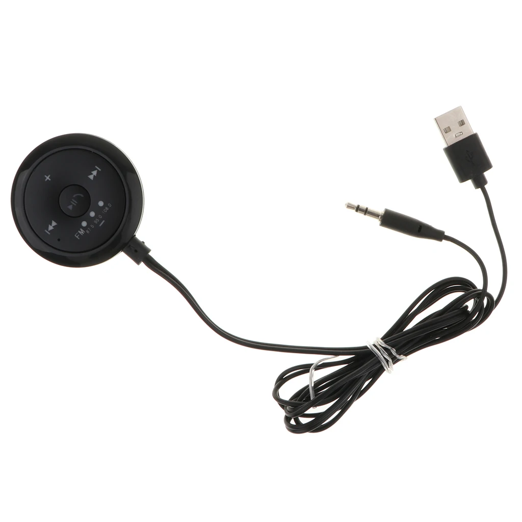 

1 Pcs 2 In 1 Car Bluetooth 5.0 Player 500mAh FM AUX Transmitter 5V Input For Tablet Phone Etc V5.0+EDR BT