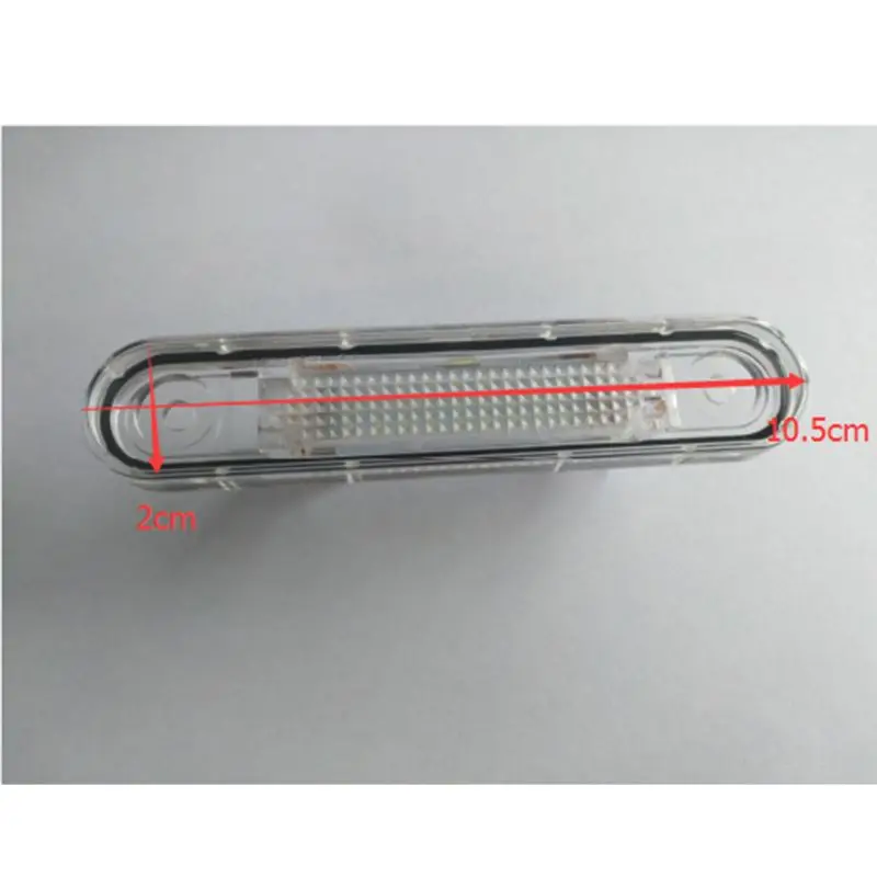 

2 Pcs White LED License Plate Light Fit for W124 W201/202 Models
