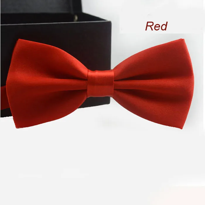 

top selling 2020 Classic Fashion Novelty Mens Adjustable Tuxedo Wedding Bow Tie Necktie Red Support Wholesale and Dropshipping
