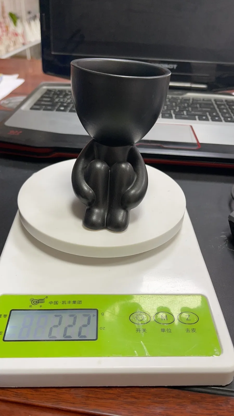 Мини бонсай головка волос Керамика завод сад кукла на дерево горшок с травой