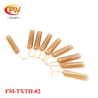 finewe 10pcslot 433mhz antenna copper spring aerial signal booster coil helical spring custom